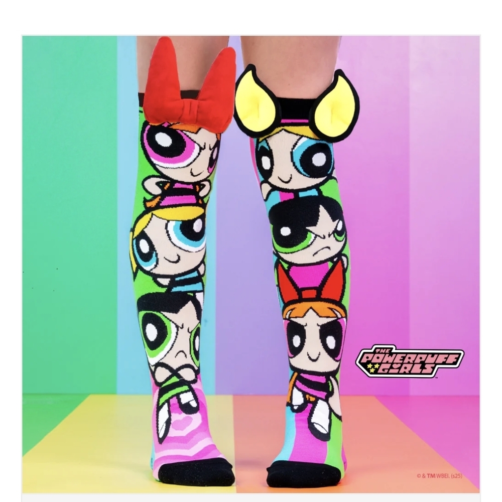 Powerpuff Girls Knee-High Socks - Multicolor